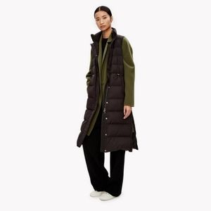 Theory Long Puffer Vest